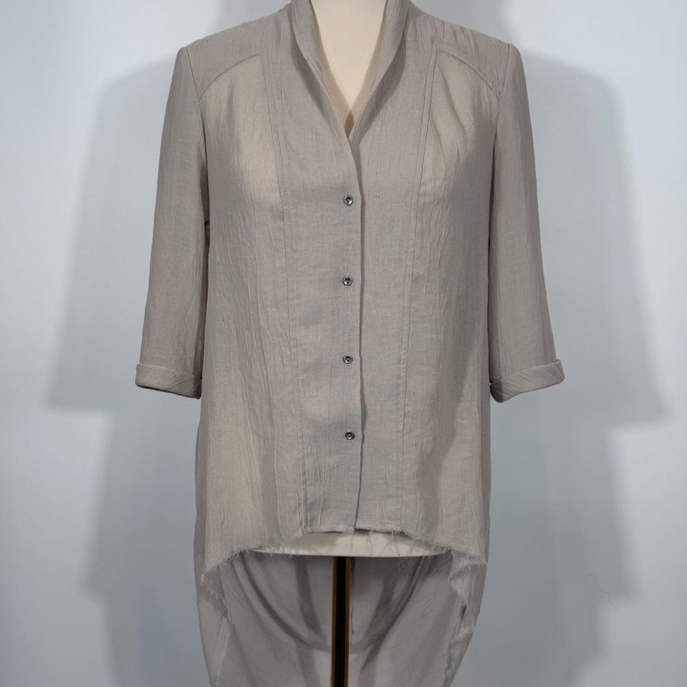 Helmut Lang Beige Blouse